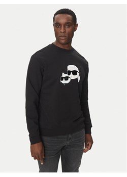 KARL LAGERFELD Bluza 705063 552941 Czarny Regular Fit ze sklepu MODIVO w kategorii Bluzy męskie - zdjęcie 181182869