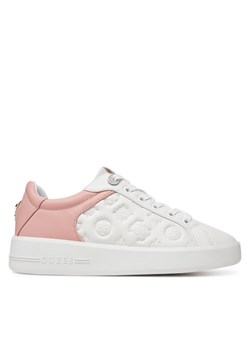 Guess Sneakersy FLJRON FAL12 Biały ze sklepu MODIVO w kategorii Buty sportowe damskie - zdjęcie 181182876