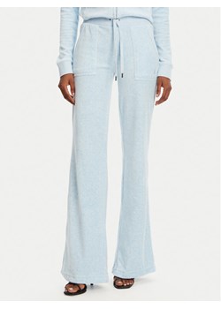 Juicy Couture Spodnie dresowe Layla JCSEBJ001 Błękitny Flared Leg ze sklepu MODIVO w kategorii Spodnie damskie - zdjęcie 181182899