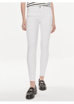Tommy Hilfiger Jeansy WW0WW41295 Biały Skinny Fit ze sklepu MODIVO w kategorii Jeansy damskie - zdjęcie 181182919