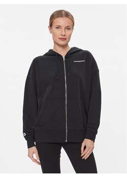 Converse Bluza Os Wordmark Fz Hoodie 10024532-A08 Czarny Regular Fit ze sklepu MODIVO w kategorii Bluzy damskie - zdjęcie 181182978