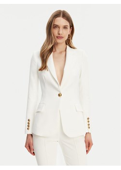 Elisabetta Franchi Marynarka GI-144-51E2-V560 Biały Regular Fit ze sklepu MODIVO w kategorii Marynarki damskie - zdjęcie 181182995