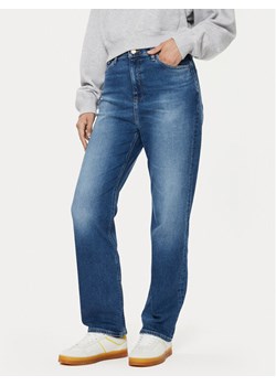 Tommy Jeans Jeansy Julie DW0DW17614 Granatowy Straight Fit ze sklepu MODIVO w kategorii Jeansy damskie - zdjęcie 181183157