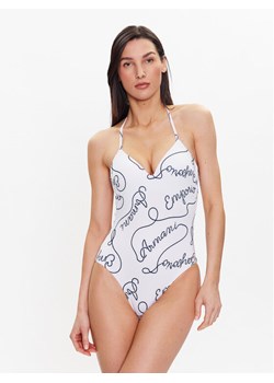 Emporio Armani Strój kąpielowy 262642 3R310 10410 Biały ze sklepu MODIVO w kategorii Stroje kąpielowe - zdjęcie 181183218