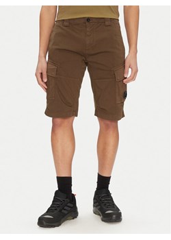 C.P. Company Szorty materiałowe 18CMBE116A005694G Zielony Regular Fit ze sklepu MODIVO w kategorii Spodenki męskie - zdjęcie 181183239