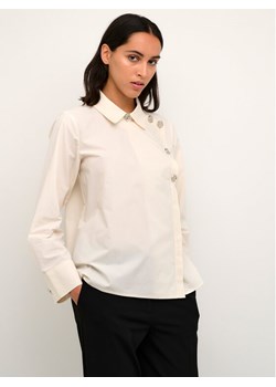 Karen by Simonsen Koszula Klarakb 10104584 Écru Classic Fit ze sklepu MODIVO w kategorii Koszule damskie - zdjęcie 181183335