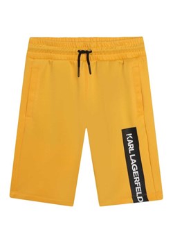 Karl Lagerfeld Kids Szorty sportowe Z24153 S Żółty Regular Fit ze sklepu MODIVO w kategorii Spodenki chłopięce - zdjęcie 181183375