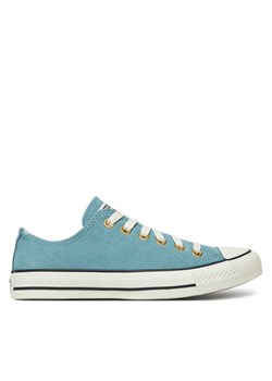 Converse Trampki Chuck Taylor All Star Leather A13817C Niebieski ze sklepu MODIVO w kategorii Trampki damskie - zdjęcie 181183376