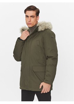 Geox Kurtka zimowa Norwolk M3628F T2951F 3415 Zielony Regular Fit ze sklepu MODIVO w kategorii Kurtki męskie - zdjęcie 181183466