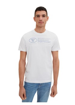Tom Tailor T-Shirt 1035611 Biały Regular Fit ze sklepu MODIVO w kategorii T-shirty męskie - zdjęcie 181183478