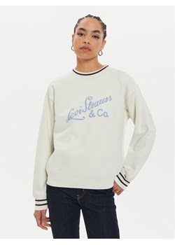 Levi's® Bluza Heritage 0002L-0001 Écru Regular Fit ze sklepu MODIVO w kategorii Bluzy damskie - zdjęcie 181183669