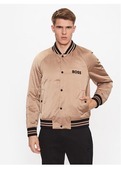 Boss Kurtka bomber 50483945 Beżowy Regular Fit ze sklepu MODIVO w kategorii Kurtki męskie - zdjęcie 181183935