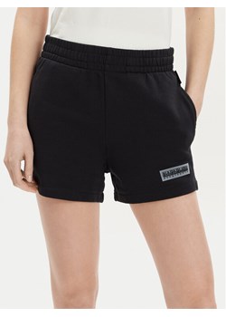 Napapijri Szorty sportowe N-Iaato NP0A4HNP Czarny Regular Fit ze sklepu MODIVO w kategorii Szorty - zdjęcie 181184018