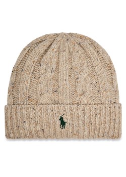 Polo Ralph Lauren Czapka 455923610001 Beżowy - id: 3616858479430 - marki Polo Ralph Lauren - 181184086 Polo Ralph Lauren Czapka 455923610001 Beżowy ze sklepu MODIVO w kategorii Czapki zimowe damskie - zdjęcie 181184086