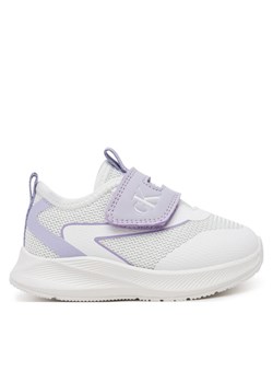 Calvin Klein Jeans Sneakersy Low Cut Velcro 1A9-82026-1697X M Biały ze sklepu MODIVO w kategorii Buty sportowe dziecięce - zdjęcie 181184117