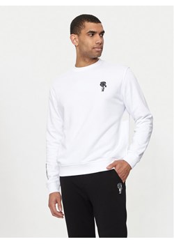 KARL LAGERFELD Bluza 705400 543910 Biały Relaxed Fit ze sklepu MODIVO w kategorii Bluzy męskie - zdjęcie 181184129