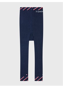 Tommy Hilfiger Legginsy 701220280 Granatowy Slim Fit ze sklepu MODIVO w kategorii Spodnie dziewczęce - zdjęcie 181184177