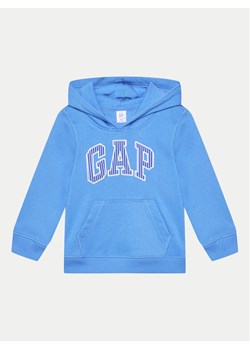 Gap Bluza 859695-00 Niebieski Regular Fit ze sklepu MODIVO w kategorii Bluzy chłopięce - zdjęcie 181184186