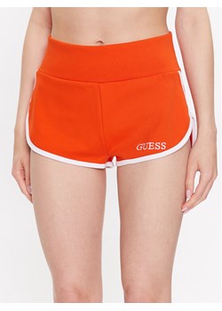 Guess Szorty sportowe E3GD05 KBP41 Pomarańczowy Regular Fit ze sklepu MODIVO w kategorii Szorty - zdjęcie 181184276