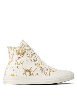 Converse Trampki Chuck Taylor All Star Crafted Florals A01188C Beżowy ze sklepu MODIVO w kategorii Trampki damskie - zdjęcie 181184288