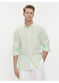 Tommy Jeans Koszula DM0DM18962 Zielony Regular Fit ze sklepu MODIVO w kategorii Koszule męskie - zdjęcie 181184297