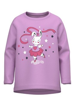 NAME IT Bluzka 13218927 Fioletowy Relaxed Fit ze sklepu MODIVO w kategorii Bluzki dziewczęce - zdjęcie 181184387