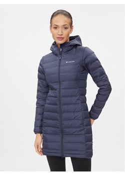 Columbia Kurtka puchowa Down Long Jacket 1859672 Granatowy Regular Fit ze sklepu MODIVO w kategorii Kurtki damskie - zdjęcie 181184445