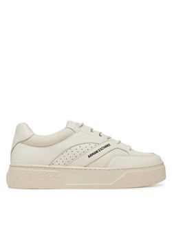 Armani Exchange Sneakersy XUX260 XV954 00894 Écru ze sklepu MODIVO w kategorii Buty sportowe męskie - zdjęcie 181184536