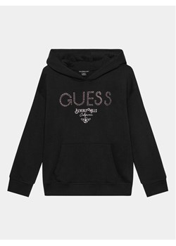 Guess Bluza J4RQ03 KA6R4 Czarny Regular Fit ze sklepu MODIVO w kategorii Bluzy chłopięce - zdjęcie 181184537