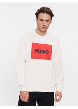 Hugo Bluza Duragol222 50467944 Biały Regular Fit ze sklepu MODIVO w kategorii Bluzy męskie - zdjęcie 181184576