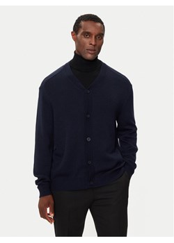 Armani Exchange Kardigan 6DZE1G ZM1LZ 1510 Granatowy Regular Fit ze sklepu MODIVO w kategorii Swetry męskie - zdjęcie 181184589