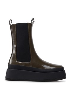 DeeZee Botki ZALY21025-8 Zielony ze sklepu MODIVO w kategorii Workery damskie - zdjęcie 181184595
