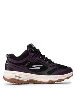 Skechers Sneakersy Highly Elevated 128206/BKPR Czarny ze sklepu MODIVO w kategorii Buty trekkingowe damskie - zdjęcie 181184795