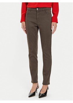 Marella Jeansy Currier 2423136025 Brązowy Skinny Fit ze sklepu MODIVO w kategorii Jeansy damskie - zdjęcie 181184837