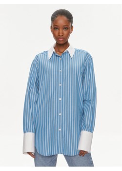 Samsøe Samsøe Koszula Salovas F24100170 Niebieski Loose Fit - id: 0000303647582 - marki Samsøe & Samsøe - 181184848 Samsøe Samsøe Koszula Salovas F24100170 Niebieski Loose Fit ze sklepu MODIVO w kategorii Koszule damskie - zdjęcie 181184848