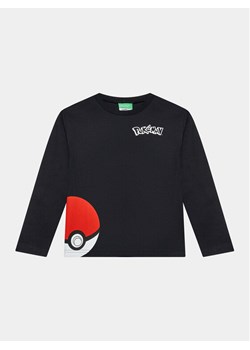 United Colors Of Benetton Bluzka POKEMON 3VR5C10GT Czarny Regular Fit ze sklepu MODIVO w kategorii T-shirty chłopięce - zdjęcie 181184898