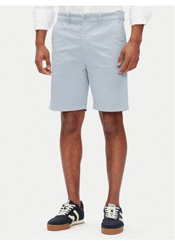 Pepe Jeans Szorty materiałowe PM801181 Błękitny Regular Fit ze sklepu MODIVO w kategorii Spodenki męskie - zdjęcie 181185069