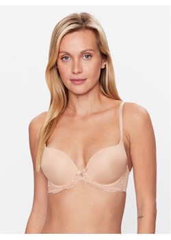 Gossard Biustonosz z fiszbiną Superboost Lace 7705 Beżowy ze sklepu MODIVO w kategorii Biustonosze - zdjęcie 181185096