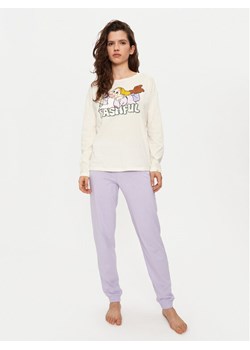 United Colors Of Benetton Piżama 3VD03P03E Fioletowy Regular Fit ze sklepu MODIVO w kategorii Piżamy damskie - zdjęcie 181185107