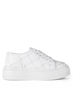 Badura Sneakersy PANSY-461002-1 Biały ze sklepu MODIVO w kategorii Buty sportowe damskie - zdjęcie 181185205