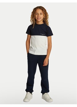 Tommy Hilfiger T-Shirt KB0KB09617 S Granatowy Regular Fit ze sklepu MODIVO w kategorii T-shirty chłopięce - zdjęcie 181185286