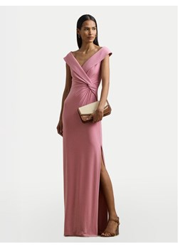 LAUREN RALPH LAUREN Sukienka wieczorowa 253863940023 Różowy Slim Fit ze sklepu MODIVO w kategorii Sukienki - zdjęcie 181185356