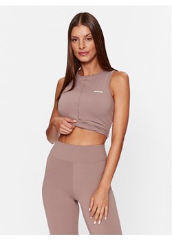 Guess Top V3BP17 MC04Z Różowy Slim Fit ze sklepu MODIVO w kategorii Bluzki damskie - zdjęcie 181185385