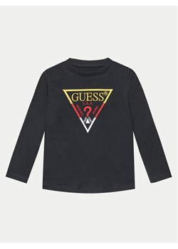 Guess Bluzka N4YI36 K8HM4 Czarny Regular Fit ze sklepu MODIVO w kategorii T-shirty chłopięce - zdjęcie 181185387