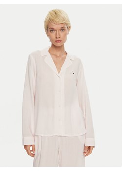 Tommy Hilfiger Koszulka piżamowa UW0UW05635 Różowy Loose Fit ze sklepu MODIVO w kategorii Piżamy damskie - zdjęcie 181185427