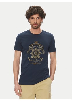 La Martina T-Shirt Aloysius MARG30 JS206 Granatowy Regular Fit ze sklepu MODIVO w kategorii T-shirty męskie - zdjęcie 181185475