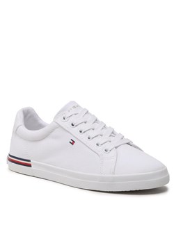 Tommy Hilfiger Tenisówki Essential Stripes Sneaker FW0FW06954 Biały ze sklepu MODIVO w kategorii Trampki damskie - zdjęcie 181185576
