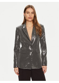 Guess Marynarka W5RN48 WGX40 Srebrny Regular Fit ze sklepu MODIVO w kategorii Marynarki damskie - zdjęcie 181185655
