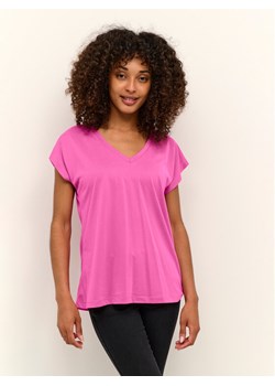 Kaffe T-Shirt Kalise 10504040 Różowy Regular Fit ze sklepu MODIVO w kategorii Bluzki damskie - zdjęcie 181185848