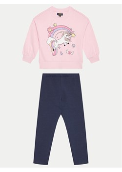 OVS Komplet bluza i legginsy 2122602 Różowy Regular Fit ze sklepu MODIVO w kategorii Komplety dziewczęce - zdjęcie 181185968